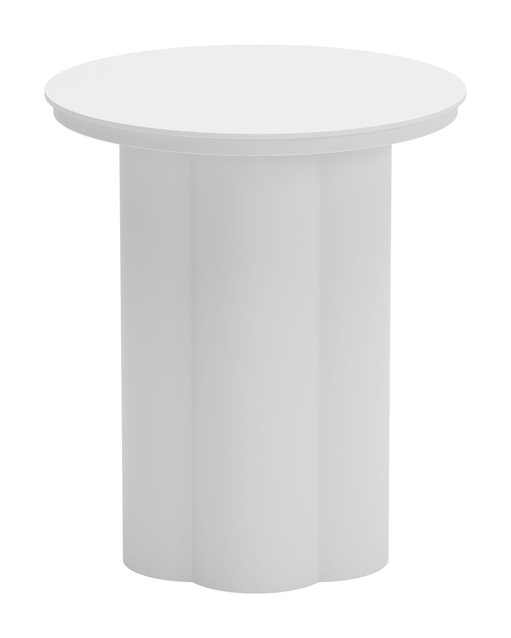 Kogur Side Table White 704021 Zuo Modern