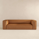 English Elm Ashcroft Furniture - Colton  Tan Leather Sofa