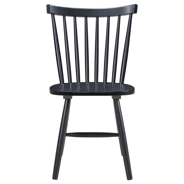 English Elm Keystone Windsor Spindle Back Rubberwood Dining Set Seats Four Cottage Farmhouse B062S01560