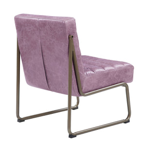 English Elm Wisteria Modern Accent Chair with Durable Wisteria Fabric, Eucalyptus Wood Legs, Sleek Metal Trim (38") B062P209156