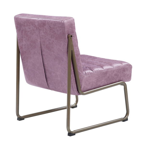 English Elm Wisteria Modern Accent Chair with Durable Wisteria Fabric, Eucalyptus Wood Legs, Sleek Metal Trim (38") B062P209156