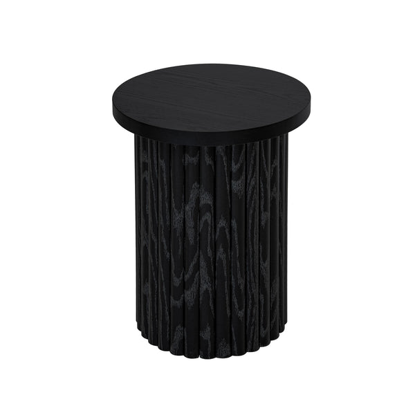 English Elm Coffee Table Set Of 2 - Modern Round Nesting Side Tables For Stylish Living Room & Small Spaces W688P248110