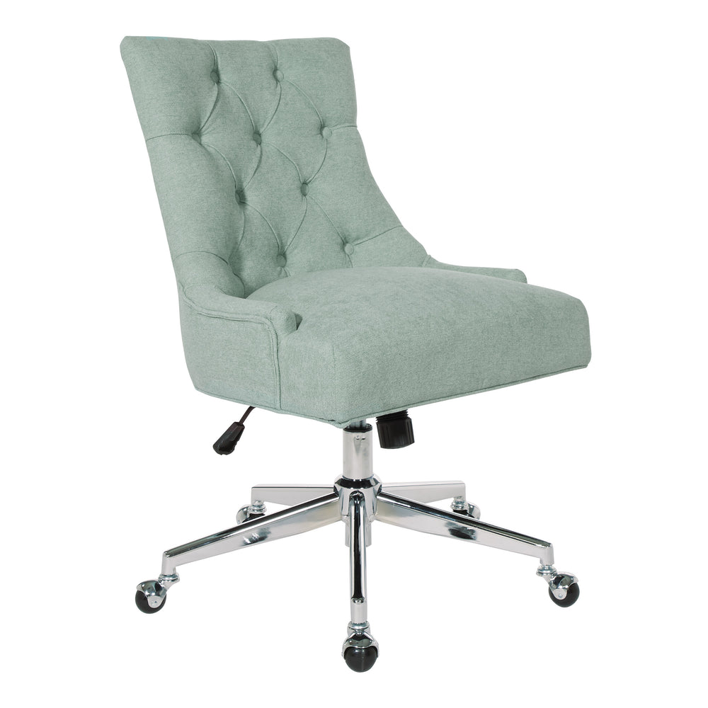 OSP Home Furnishings Amelia Office Chair Mint