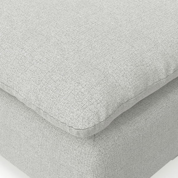 English Elm Jasmine Cloud Grey Pit Sectional Sofa U-Shaped 124" Modular Sofa Bed, Performance Fabric, 1800lb Capacity B136P199251