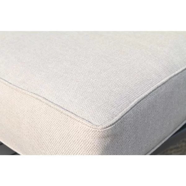 English Elm Minnesota Wicker Sectional Armless Seating Set - Grey, Stylish Outdoor Comfort For Patios & Decks B120P233838