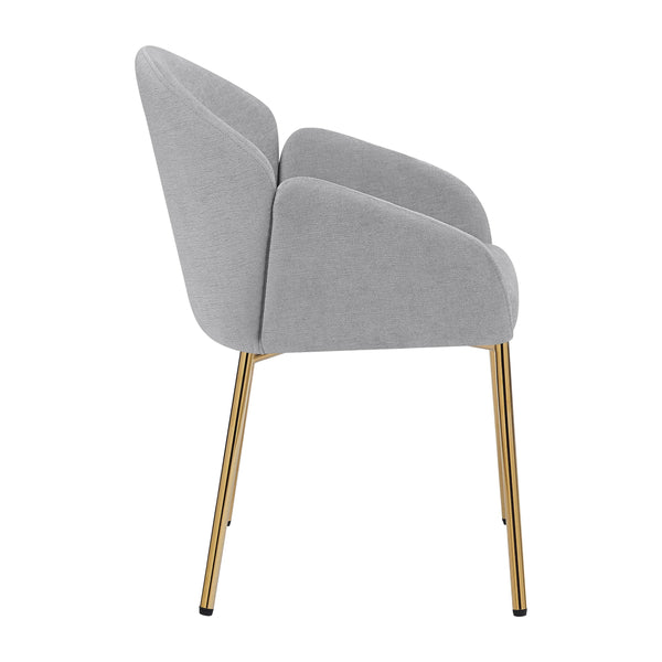 English Elm Christopher Knight Home® - Dining Chair Set Of 2 - Modern Grey Upholstered Metal Chairs For Stylish Dining & Home Bars N779P186914G