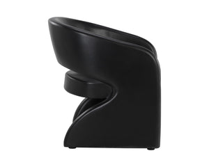 Sunpan Cura Lounge Chair – Stunning Concrete Design with Architecturally Inspired Curves for Indoors & Outdoors