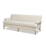 English Elm Alana 88" Lawson Two-Cushion Tightback Sofa, French Beige Performance Velvet