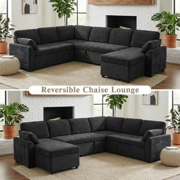 English Elm Swivel Barrel Accent Chair Chenille Tufted Round Club Seat for Living Room Lounge Black N719S002380B