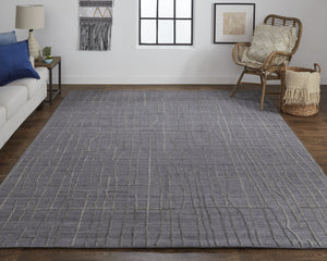 Feizy Rugs Haverhill Hand-woven Viscose And Wool Rug With Geometric Design For Elegant Home Décor Styling Gray,Silver Viscose,Wool T07t8000chl000p00