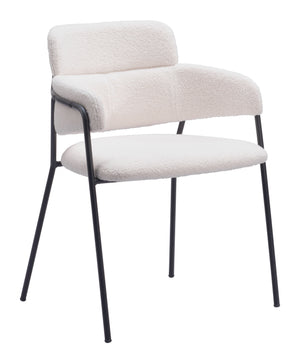 Marcel Dining Chair - Set of 2 Cream 109663 Zuo Modern