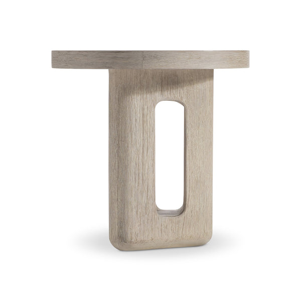 Bernhardt Bernhardt Lucerne Wire-brushed Oak Sculptural Accent Table for Modern Living Rooms 393122