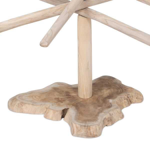 Rustic Teak Wood Christmas Tree, 60 in. XAB30204 Park Hill