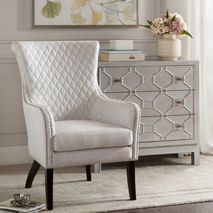 Madison Park Heston Transitional Accent Chair MP100-0257 Natural/Morocco