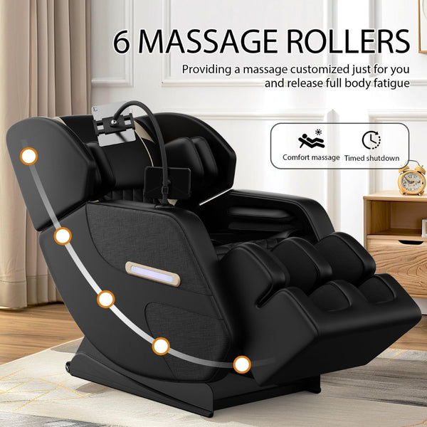 English Elm Massage Chair Recliner – Zero Gravity Full Body Air Pressure Therapy For Ultimate Relaxation & Comfort P1 W1875P300112-GIGA