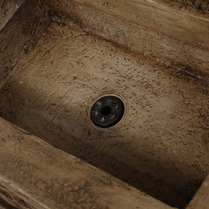 English Elm Christopher Knight Home® - 35.25" Hand Crafted Weather-Resistant Floor Fountain with Underwater Lights, Wall Tower Accent, Brown 71774.00LBRN