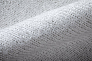 Feizy Rugs Finley Handcrafted Modern Pet Low Pile Rug With Calming Monochromatic Design For Minimalist Spaces White Pet T28t6046ivy000p00