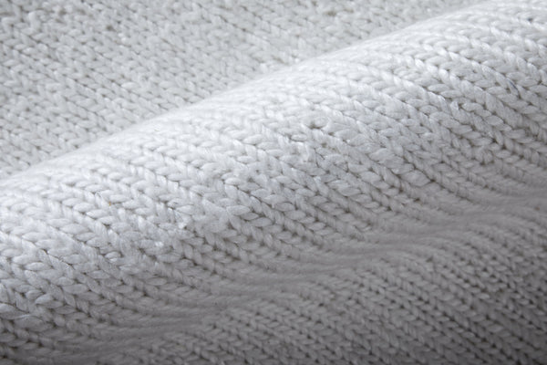 Feizy Rugs Finley Handcrafted Modern Pet Low Pile Rug With Calming Monochromatic Design For Minimalist Spaces White Pet T28t6046ivy000p00