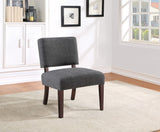 OSP Home Furnishings Jasmine Accent Chair Charcoal