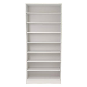 English Elm 9 Tier Freestanding Shoe Rack Tall Mdf Storage Organizer for Entryway Hallway White W3204P454074