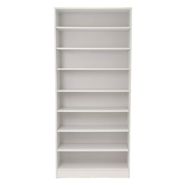 English Elm 9 Tier Freestanding Shoe Rack Tall Mdf Storage Organizer for Entryway Hallway White W3204P454074