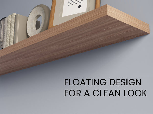 English Elm Greer Floating Shelf Set Of 2 In Pine Melamine - Modern Minimalist Design For Stylish Storage B128P245005