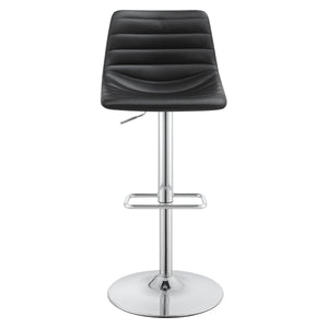 OSP Home Furnishings Araceli Height Adj Stool  - Set of 2 Black