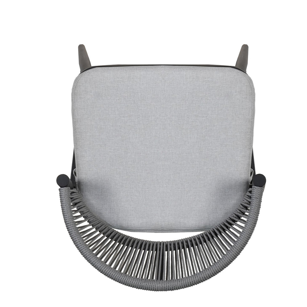 English Elm Christopher Knight Home® - Outdoor 26" High Metal Frame Counter Stools, Set Of 2 With Scallop Backrest & Cushions, Black Finish N772P245123B