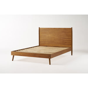 English Elm Christopher Knight Home® - Cohron Solid Wood Platform Bed – Mid-Century Modern Acacia Design, No Box Spring Needed, Easy Assembly 67062.00-Q-P_67062.00-Q-H