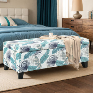 English Elm Christopher Knight Home® - Storage Ottoman - Floral Upholstered Design For Stylish Seating & Hidden Storage Solution At Home N769P236407S