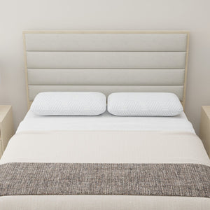 English Elm Fria Cloud Pillow Italian Foam Cooling Phase-change Cover Ergonomic Sleep Support B047P387678