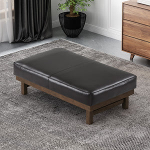 Christopher Knight Home® - Noble House - - Modern Cocktail Ottoman With Wood Frame