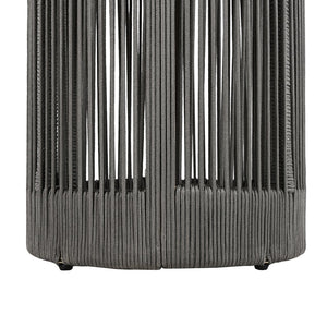 English Elm Christopher Knight Home® - Outdoor Rattan Rope & Acacia Wood Side Table – Stylish, Weather-Resistant Accent For Any Space N770P298633G