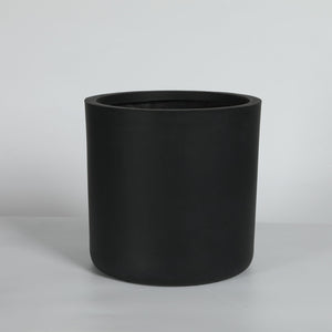 English Elm Round Concrete Style Planter Duo Handcrafted Magnesium Oxide Pots for Patio Garden W347P449315