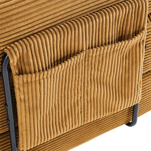 English Elm United We Win Convertible Folding Sofa Bed – Cozy Corduroy Memory Foam Couch For Small Spaces! W1568S00251-GIGA