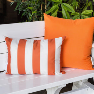 English Elm Horizon Stripe Pillow 14" X 20" - Vibrant Outdoor & Indoor Accent, Weather-Resistant Comfort, Easy Care B357P367233