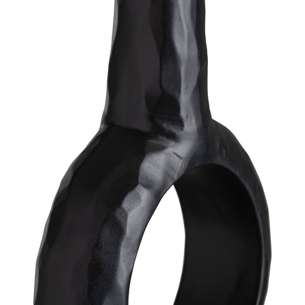 Crestview Collection Contemporary Table Lamp - Sculptural Black Design With Gold Base & White Linen Shade For Modern Homes   Cvazvp098