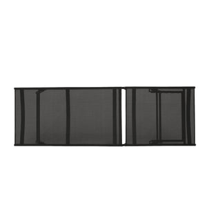 English Elm Christopher Knight Home® - SALTON Chaise Lounge with Breathable Nylon Mesh Seating, Lightweight Recliner for Outdoor Comfort and Style Black 60919.00BLKMSHMP2