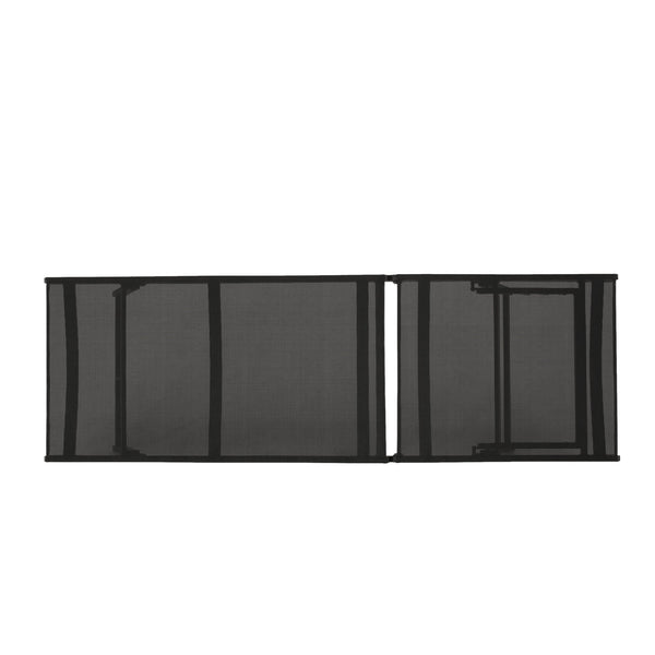 English Elm Christopher Knight Home® - SALTON Chaise Lounge with Breathable Nylon Mesh Seating, Lightweight Recliner for Outdoor Comfort and Style Black 60919.00BLKMSHMP2