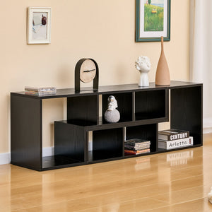 English Elm Modern Modular Mdf Entertainment Center Open Shelving Console for Any Room Layout W3875P435415