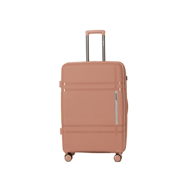 English Elm 6-piece Hard Shell Spinner Luggage Set Expandable Polypropylene with Combo Lock Rose Gold T3292P329374