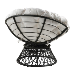 OSP Home Furnishings Papasan Chair White