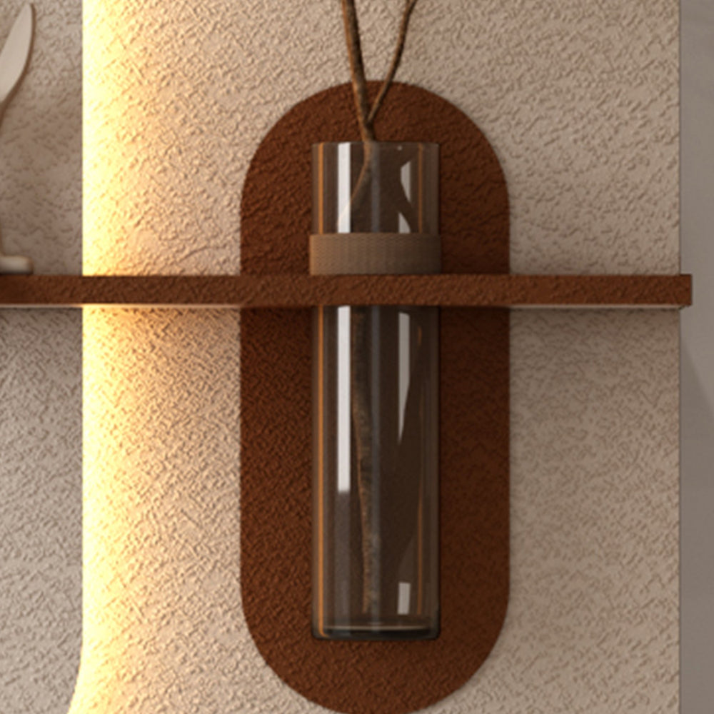 English Elm Adjustable 3-Color Led Sandstone Wall Decor With Greenery & Rabbit Statue - Modern 3D Art Accent W2700P313029