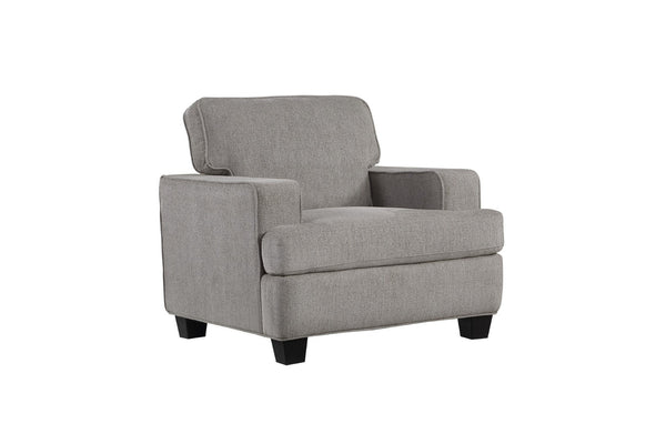 English Elm Wallace & Bay - Gray Accent Chair - Stylish Contemporary Fabric Seating For Living Rooms, Bedrooms & Reading Nooks B361P384445-GIGA