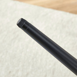 English Elm Comfortable Linen-Cotton Dining Chairs Set of Four with Curved Widened Cushions and Black Legs, Breathable Upholstery Light Gray 27.17 L x 22.44 W x 20.28 H W1512P405379