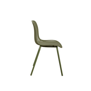 English Elm Eldred Outdoor Stackable Dining Chairs Set of 2 Uv Resistant Patio Seating Sage Green N776P390471G