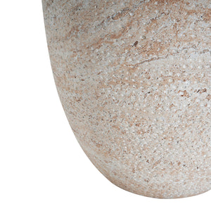 English Elm Christopher Knight Home® - Outdoor/Indoor Lightweight Concrete Side Table, Stylish Travertine Finish For Versatile Use N773P253801Z