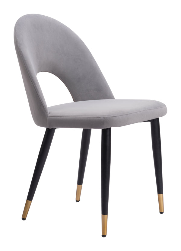 Menlo Dining Chair - Set of 2 Gray 109874 Zuo Modern