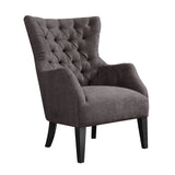 Hannah Transitional Button Tufted Wing Chair