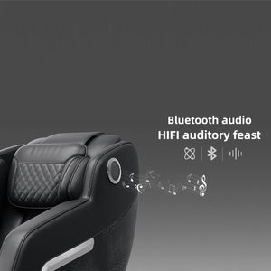 English Elm Massage Chair Zero Gravity Full-Body Recliner with 20 Airbags, Hip Heat, Foot & Air Massage System W3327S00004